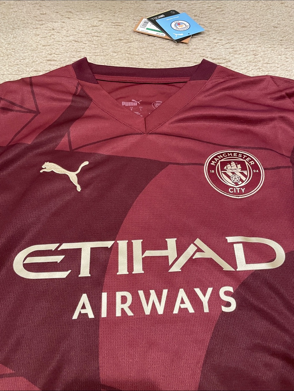 Puma Manchester City Third Jersey 24/25 men size L NWT - Picture 2 of 9
